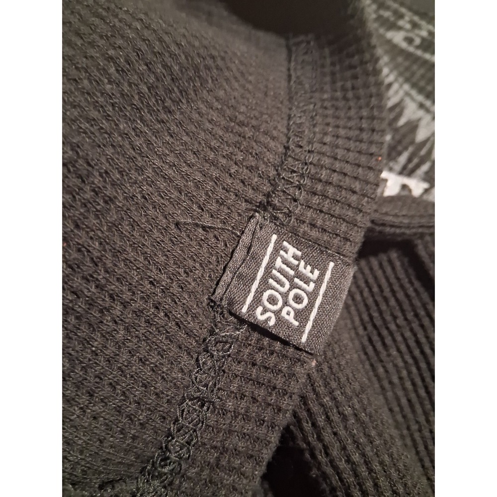 Y2k SouthPole Mens size XL Waffle Knit Thermal Graffic Grungecore Streetwear Tee - Picture 7 of 11